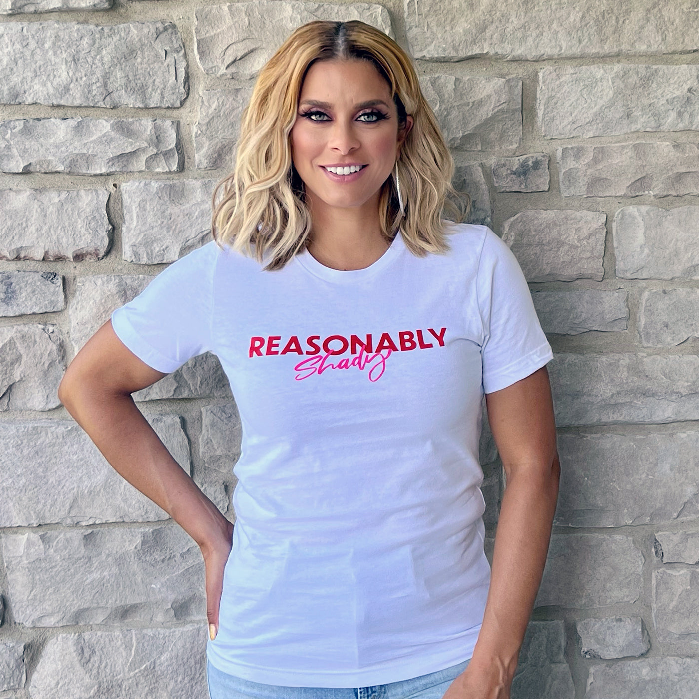 Reasonably Shady T-shirt - WHITE