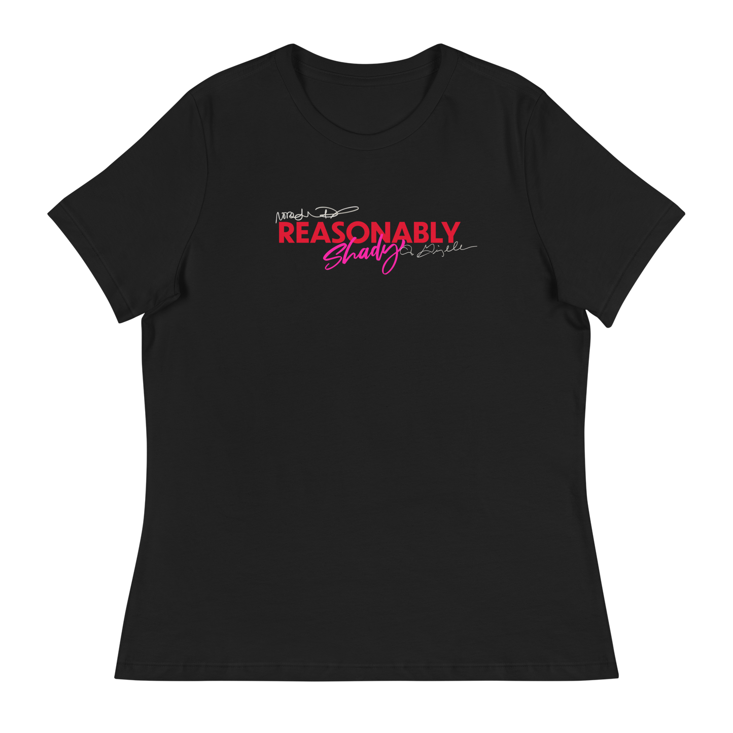 SIGNED Reasonably Shady T-Shirt - BLACK